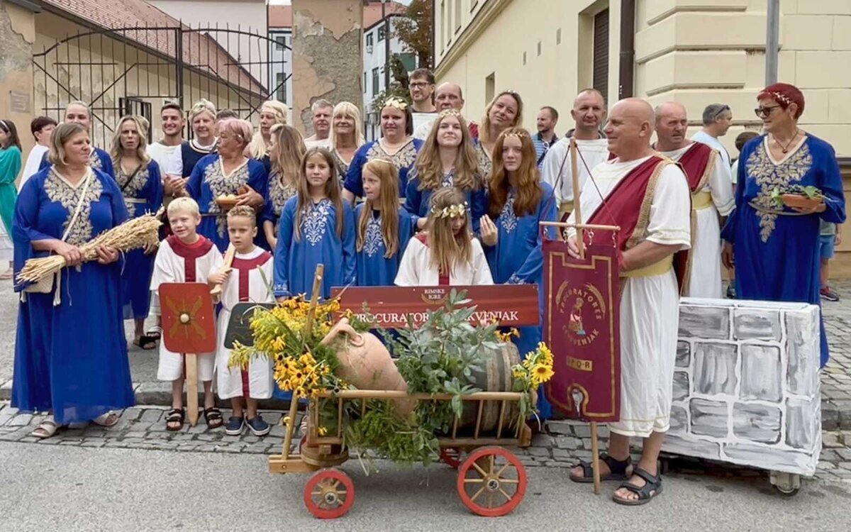 Društvo Krdebač iz Cerkvenjaka aktivno na Rimskih igrah na Ptuju