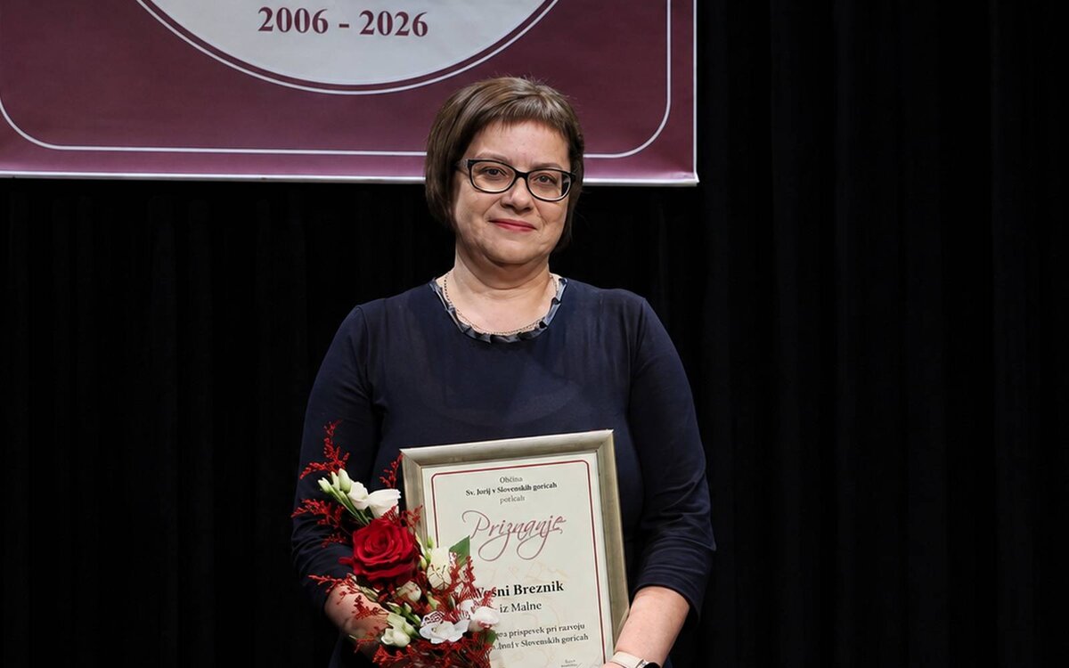 Ravnateljica OŠ Jožeta Hudalesa Jurovski Dol Vesna Breznik